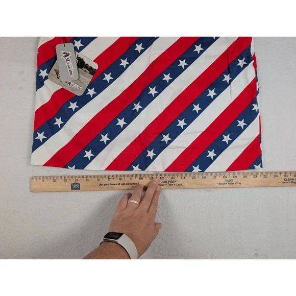 Royal and Awesome "Pars and Stripes" Skort Womens US 12 Lined America Stars NWT - Picture 7 of 11